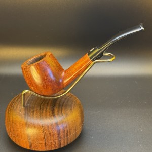 Mastro De Paja Bent Pot  3B + One Sun Tobacco Pipe- Professionally Restored