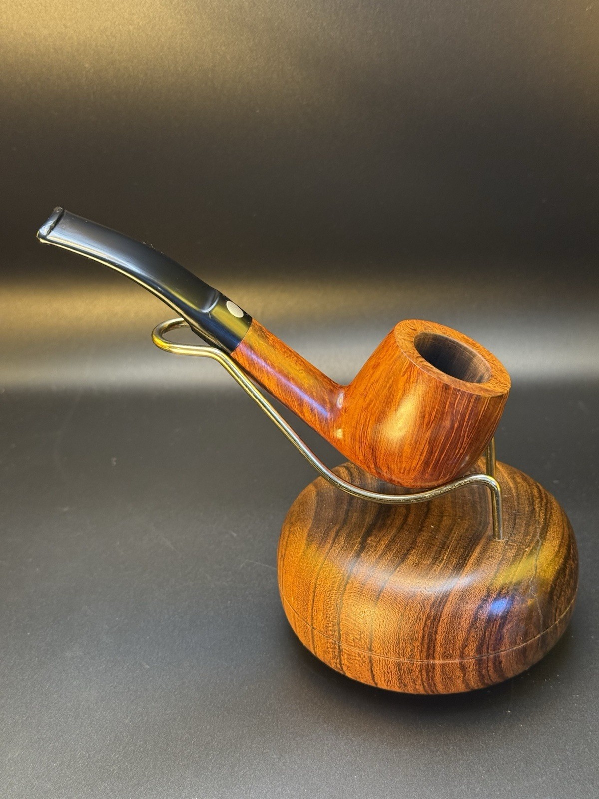 Mastro De Paja Bent Pot 3B + One Sun Tobacco Pipe- Professionally Restored - Image 3
