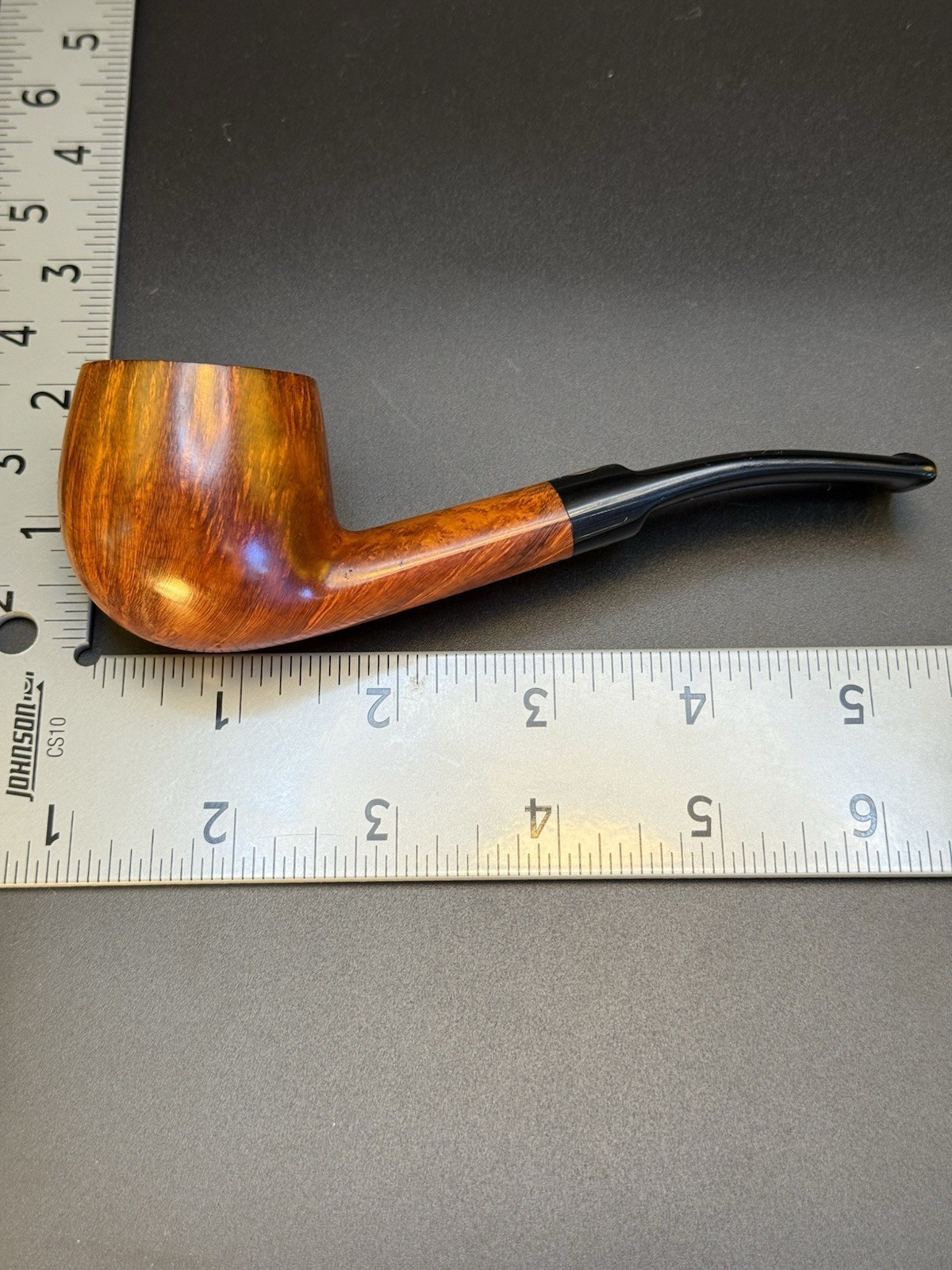 Mastro De Paja Bent Pot 3B + One Sun Tobacco Pipe- Professionally Restored - Image 6