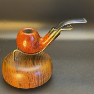 Vintage Hilson Gallery 343 Bent Egg Tobacco Pipe-  Professionally Restored