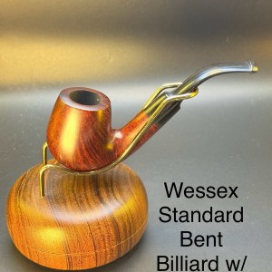 Vintage Wessex NOS Unsmoked Standard Bent Billiard W/Saddle Stem