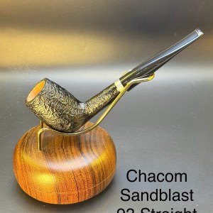 Vintage NOS Unsmoked Chacom Sandblast 93 Straight Billiard