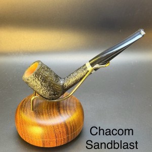 Vintage NOS Unsmoked Chacom Sandblast 183 Straight Billiard