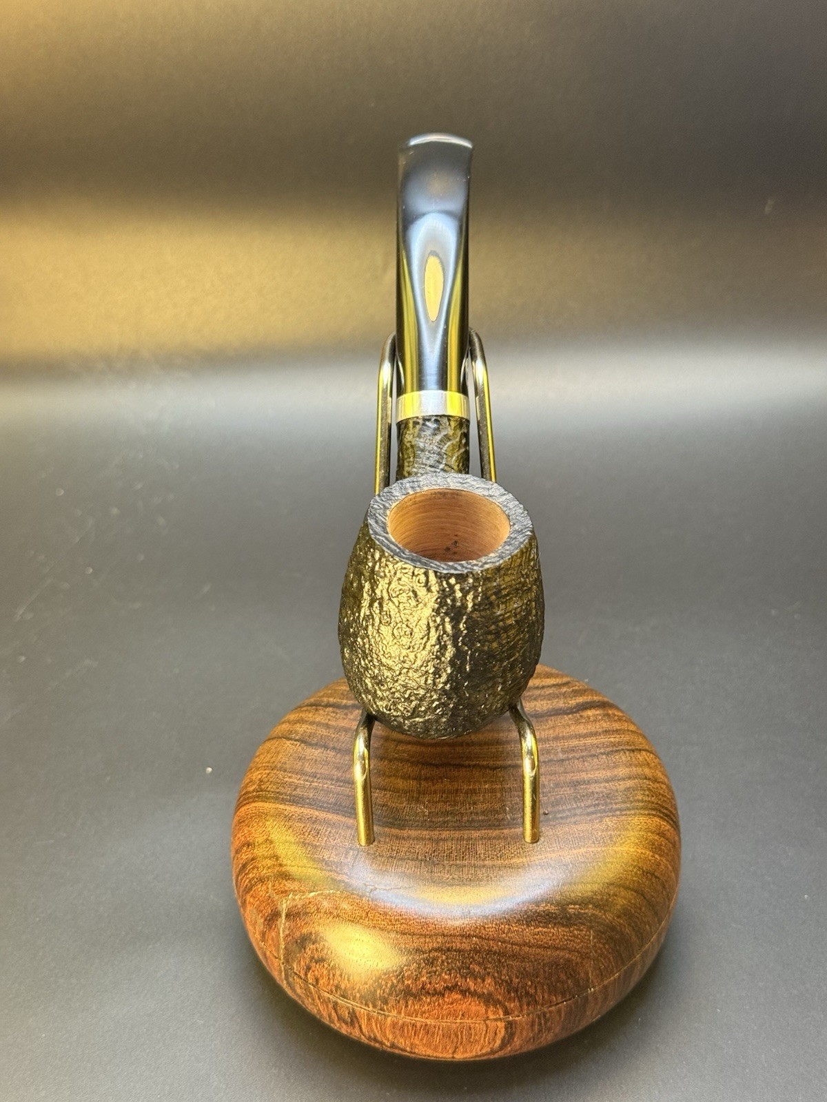 Vintage NOS Unsmoked Chacom 43 Sandblast Bent Brandy - Image 2