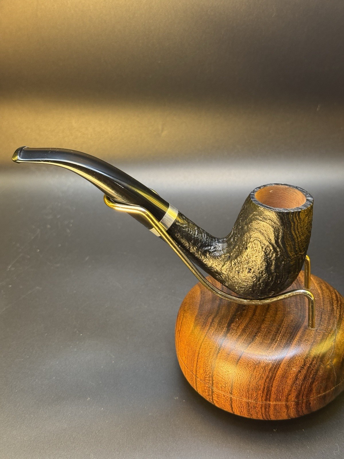 NOS Unsmoked Chacom 857 Sandblast Bent Danish Style Egg - Image 3