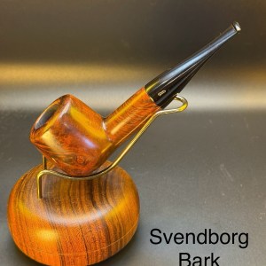 Vintage Svendborg Bark Baltic Pot Tobacco Pipe