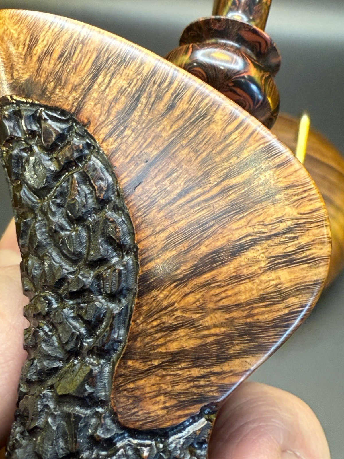 Artisan Pipe Tony Fillenwarth Freehand Lightly Smoked - Professionally Restored - Image 6