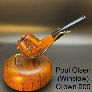 Vintage Poul Olsen (Winslow) 200 Squat Brandy Tobacco Pipe