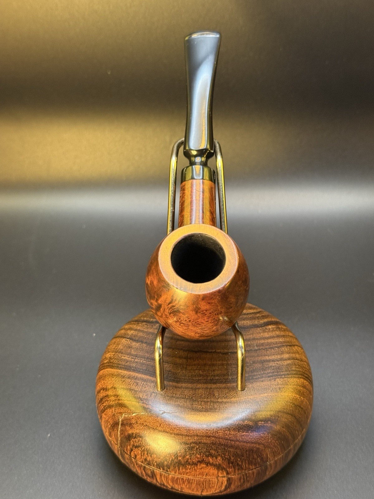 Vintage Don Old Briar By Bari Professionally Restored Egg Tobacco Pipe - Image 2