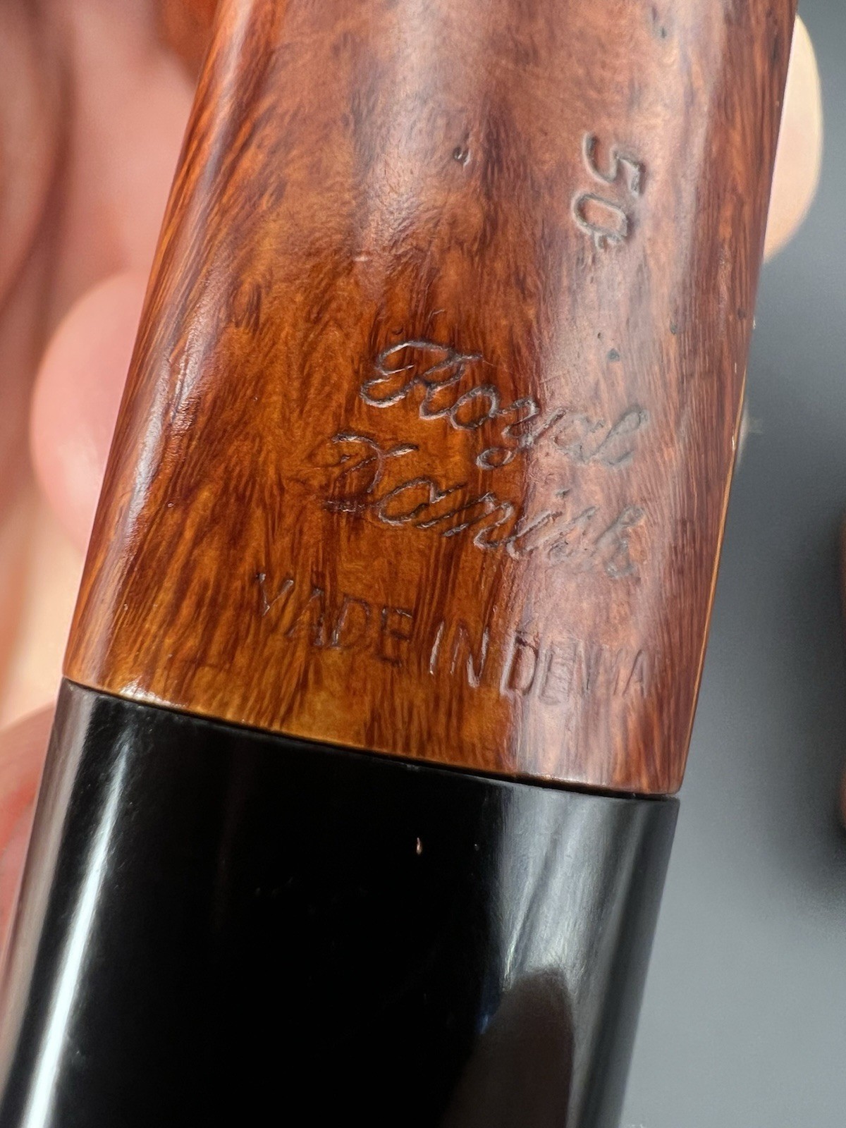 Vintage Royal Danish 50 Large Billiard Tobacco Pipe - Image 5