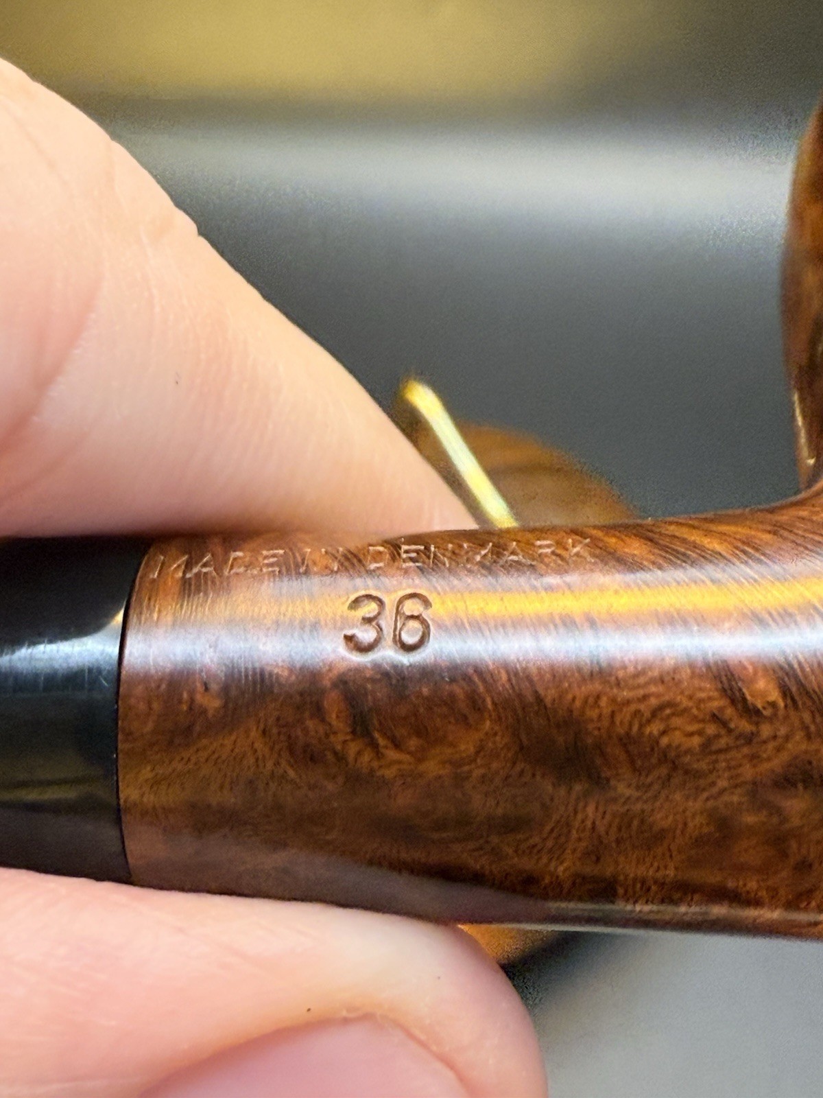 Vintage Don Old Briar By Bari Professionally Restored Egg Tobacco Pipe - Image 6