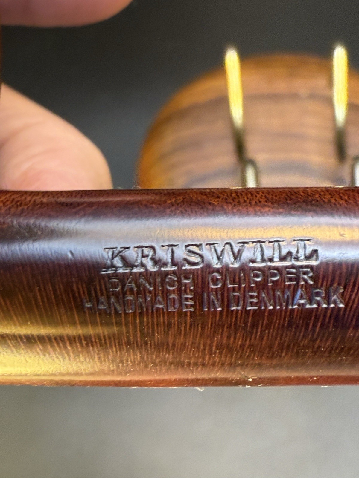 Vintage Kriswill Golden Clipper Billiard Tobacco Pipe - Professionally Restored - Image 6