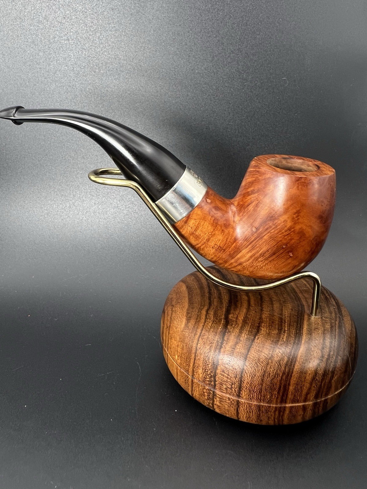 Rare Peterson Shamrock 9BC Bent Billiard Tobacco pipe - Image 3
