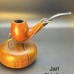 Jarl Chieftain Bent Egg Tobacco Pipe- Professionally Restored