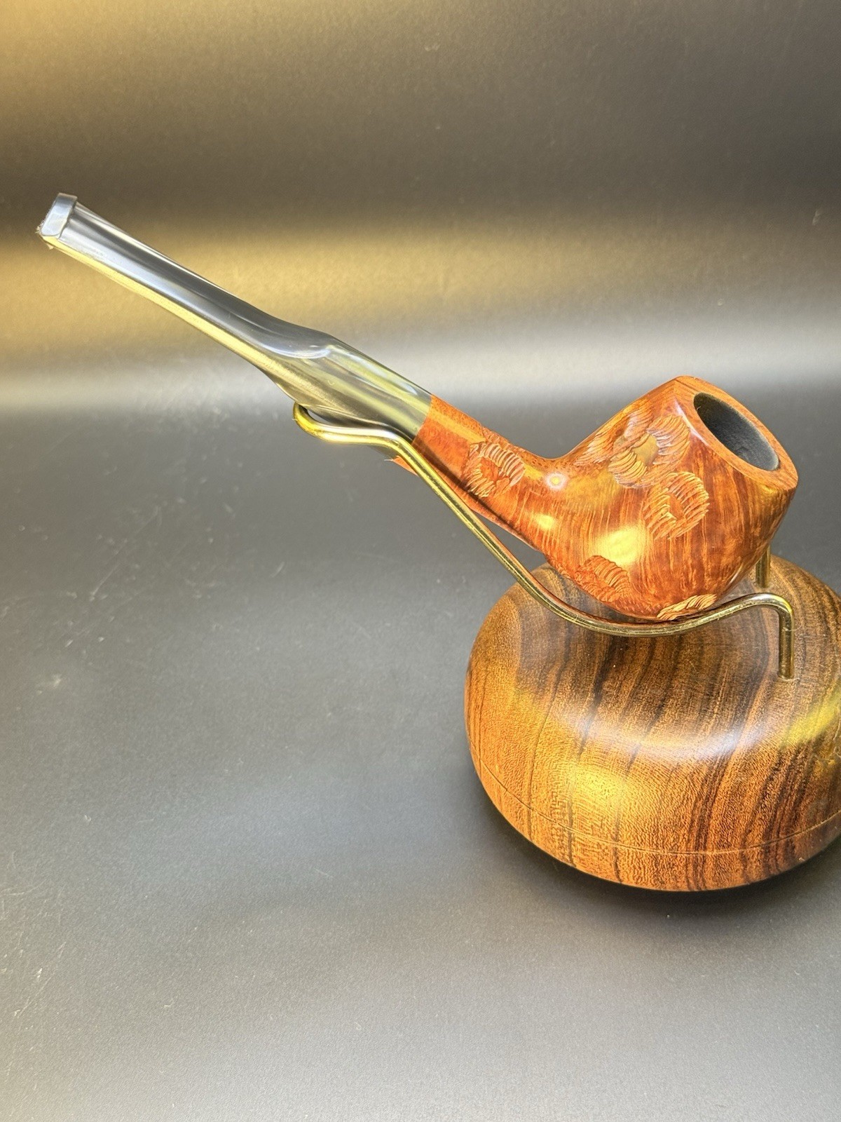 Unmarked Rusticated Apple Tobacco Pipe- Professionally Restored - Image 3