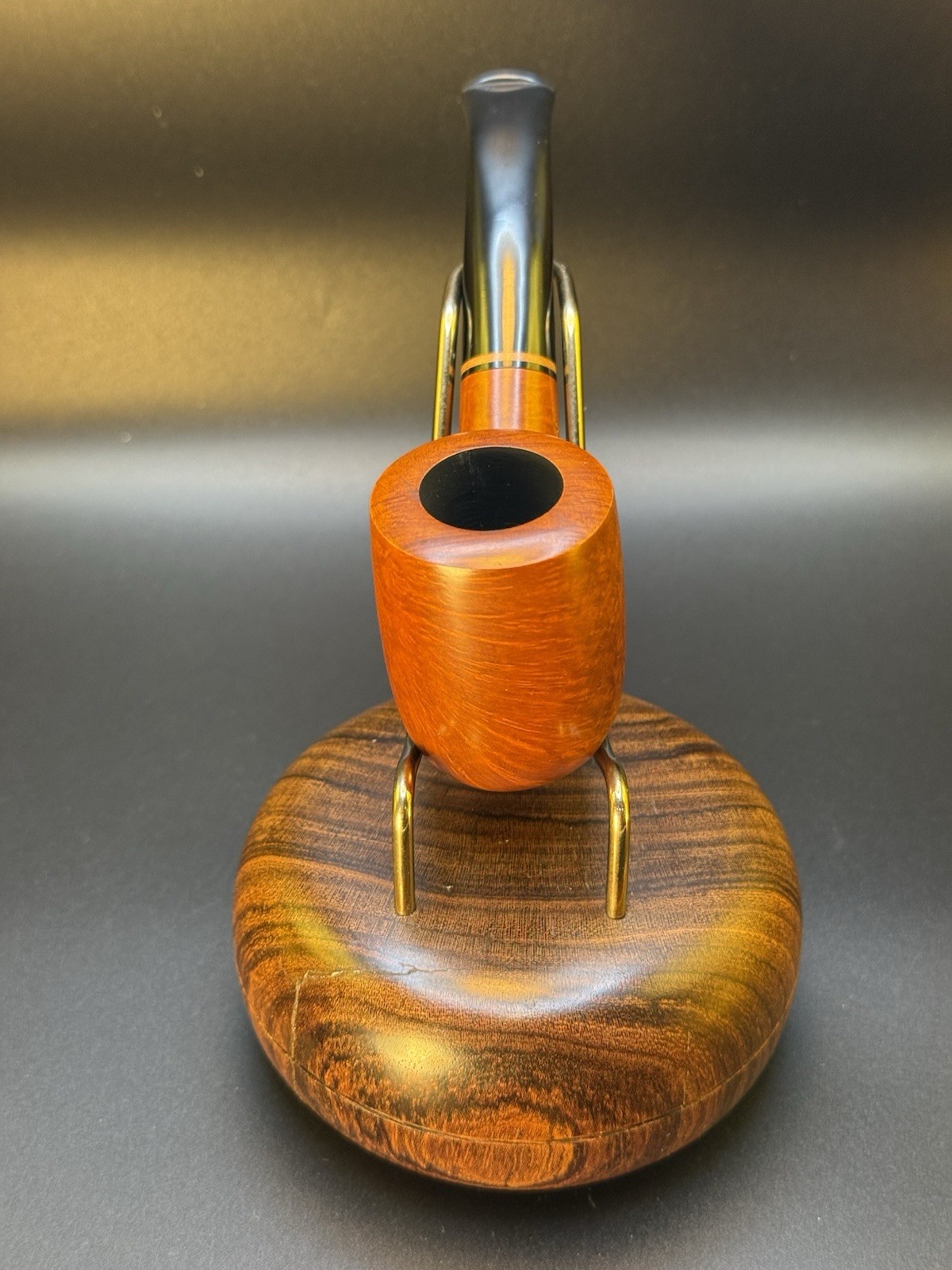 Vintage Wessex NOS Unsmoked Smooth Bent Billiard W/ Taper Stem Tobacco Pipe - Image 2