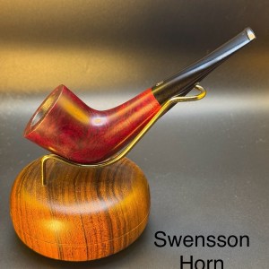 Swensson Handmade Horn 62 Tobacco Pipe - Professionally Restored