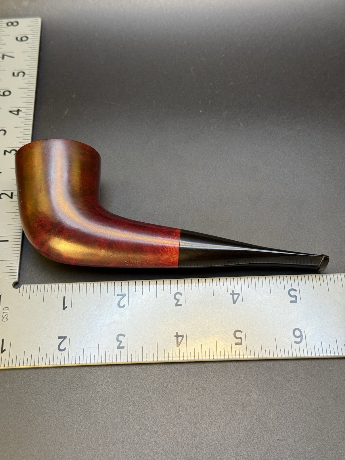 Swensson Handmade Horn 62 Tobacco Pipe - Professionally Restored - Image 6
