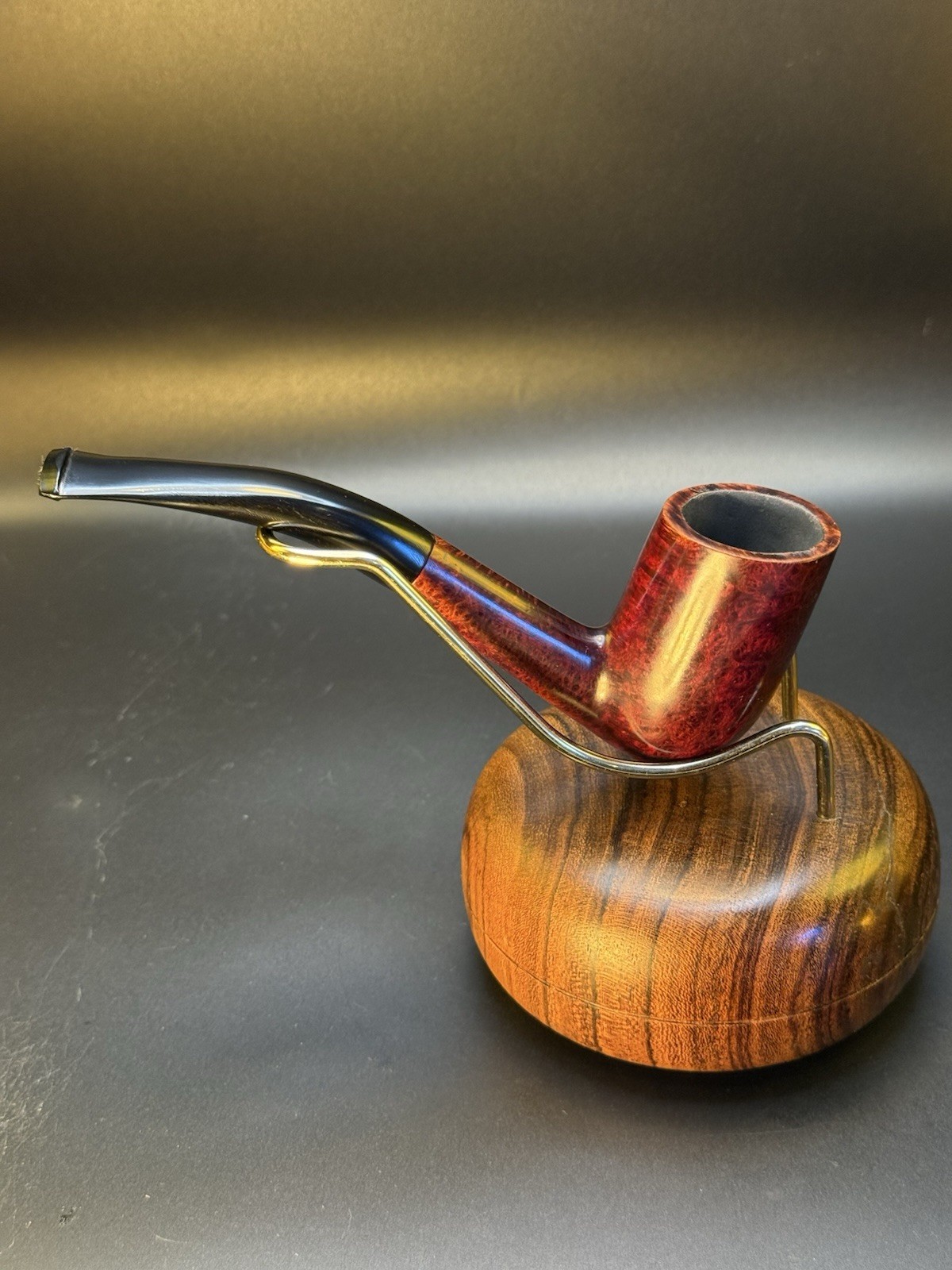 Vintage Pipe Dan Shape Reformed Bent Chimney Tobacco Pipe - Image 3