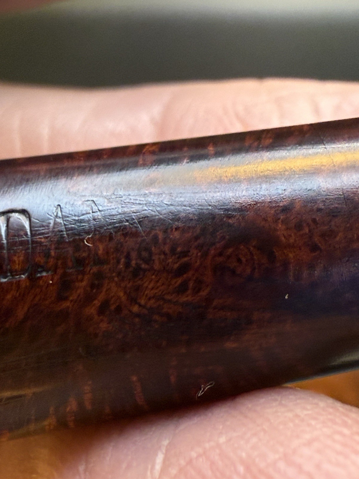 Vintage Pipe Dan Shape Reformed Bent Chimney Tobacco Pipe - Image 5