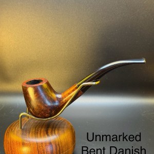 Unmarked Bent Danish Egg Tobacco Pipe- Professionally Restored