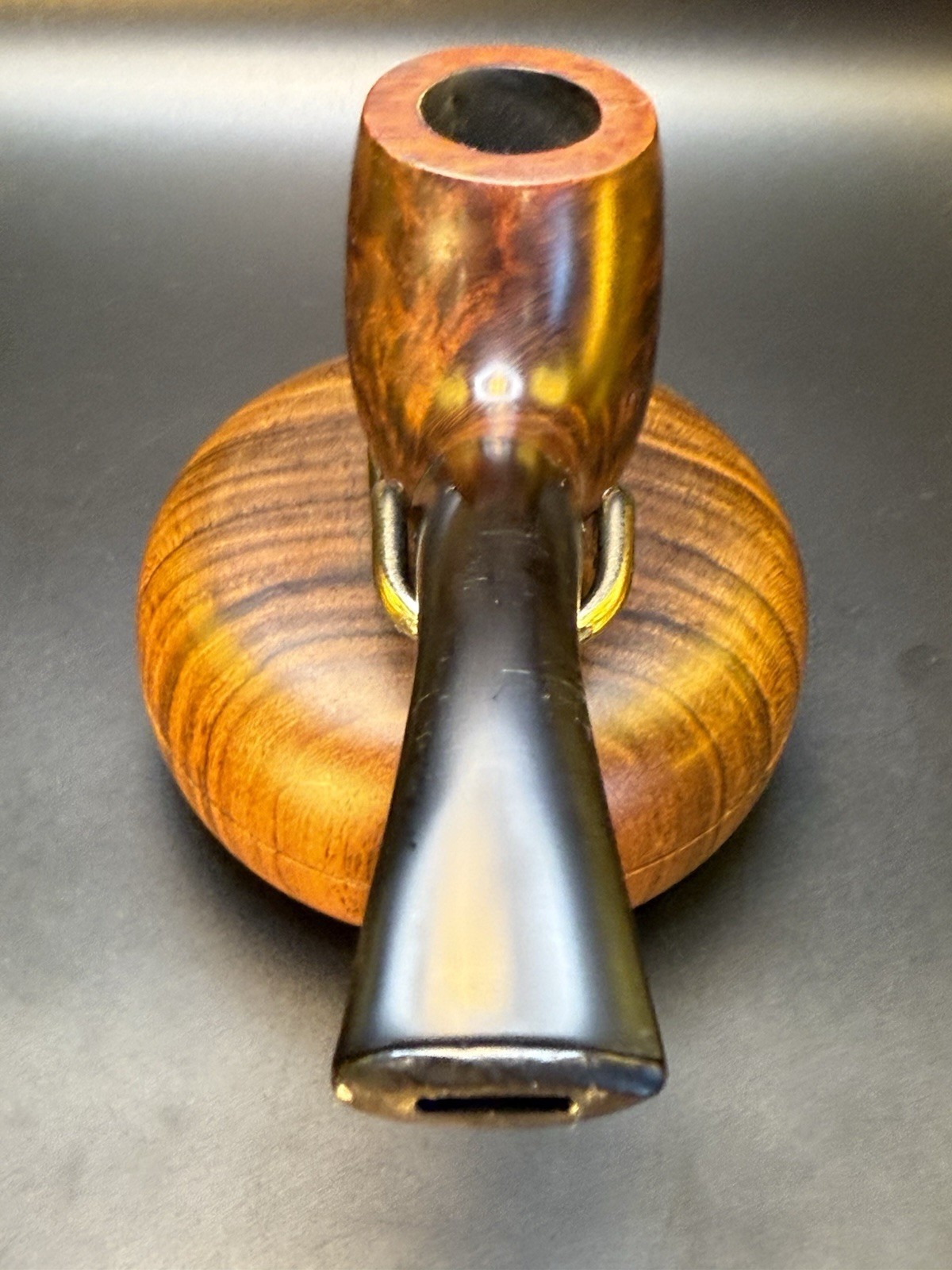 Unmarked Bent Danish Egg Tobacco Pipe- Professionally Restored - Image 4