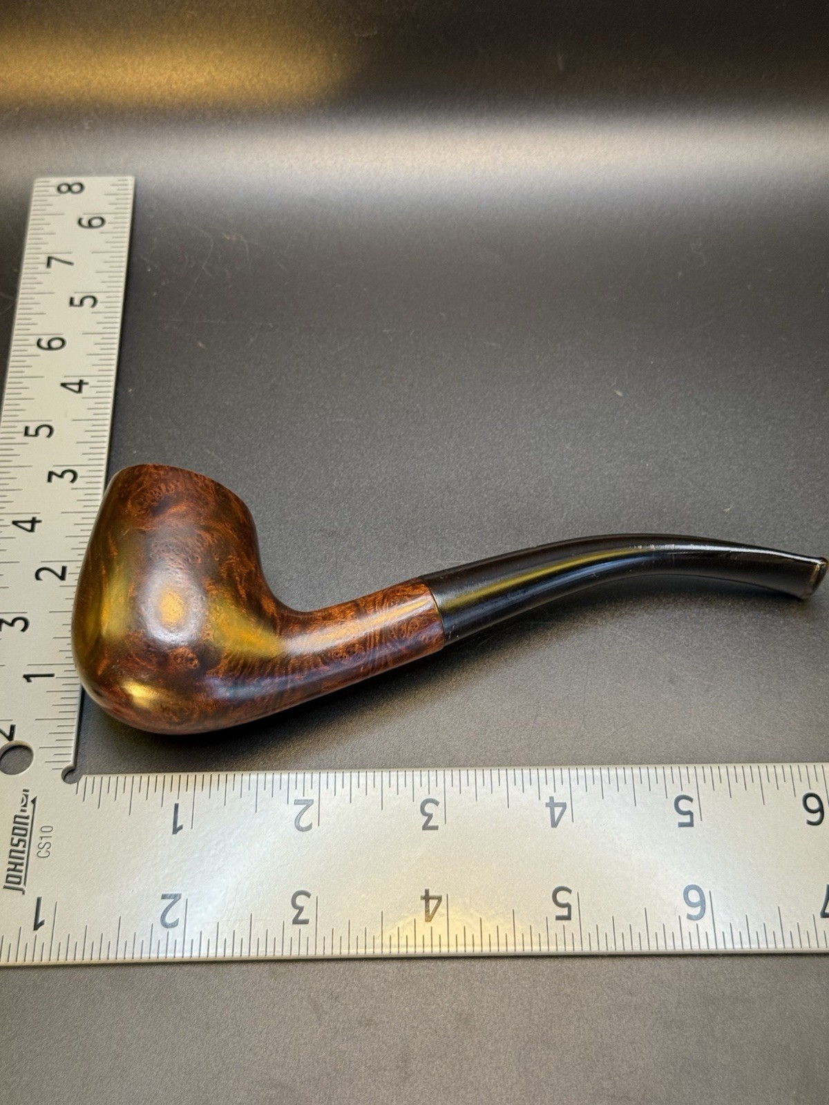 Unmarked Bent Danish Egg Tobacco Pipe- Professionally Restored - Image 5