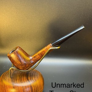 Unmarked Taper Stem Billiard Tobacco Pipe- Professionally Restored