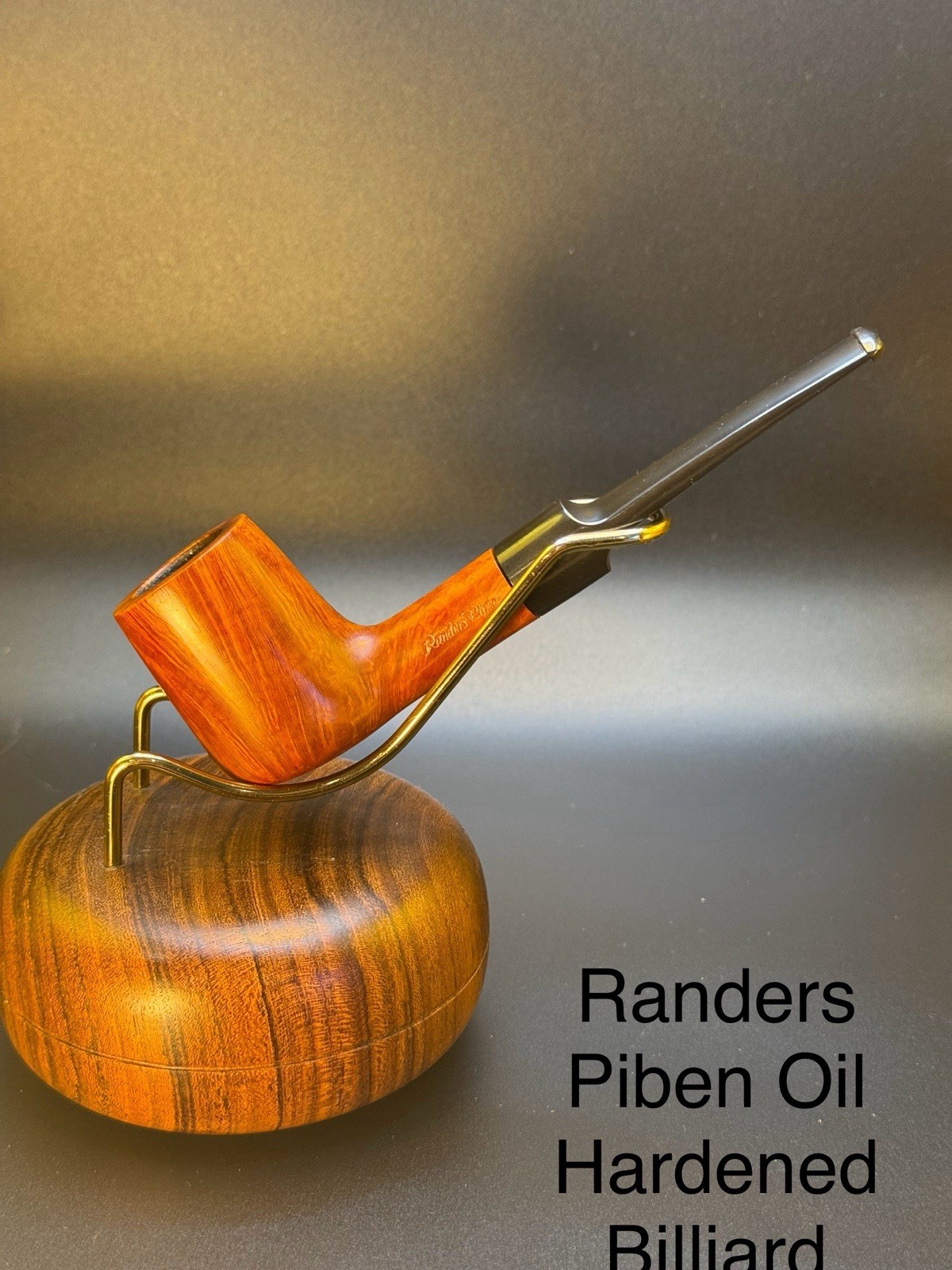 Vintage Randers Piben Oil Hardened Billiard Tobacco Pipe