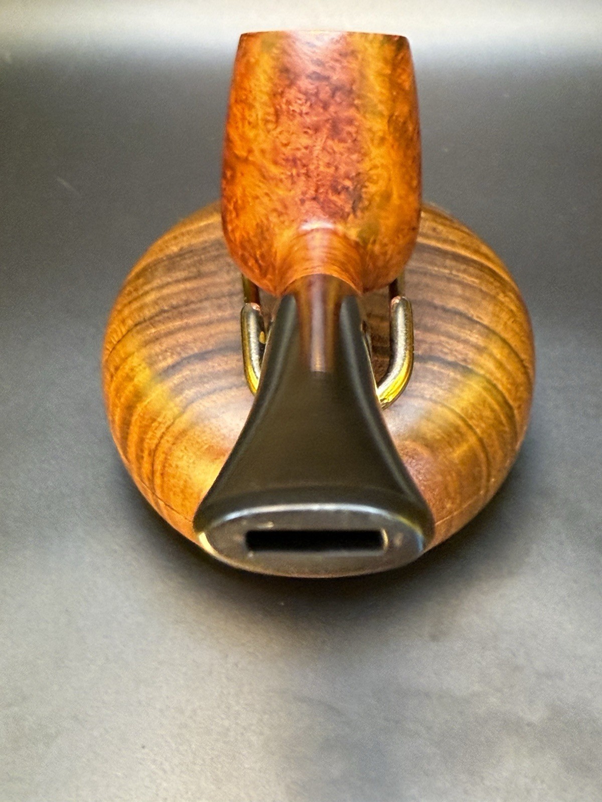 Vintage Hansen Smooth Brandy Tobacco Pipe - Image 4