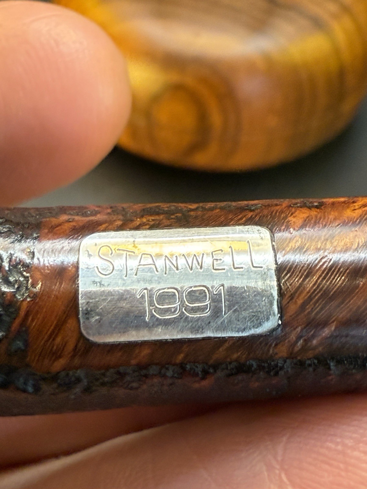 Vintage 1991 Stanwell Pipe Of The Year Chonowitsch Design Tobacco Pipe - Image 6