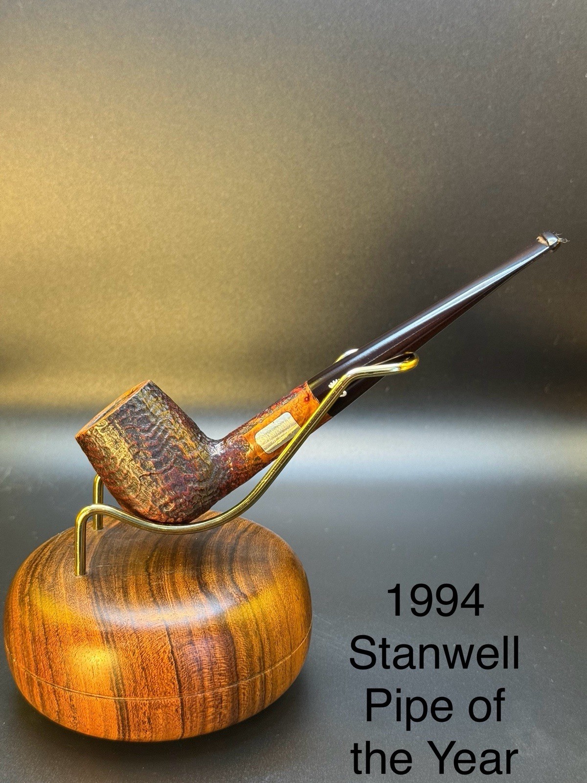 Vintage 1994 Stanwell Pipe Of The Year Tom Eltang Design Tobacco Pipe