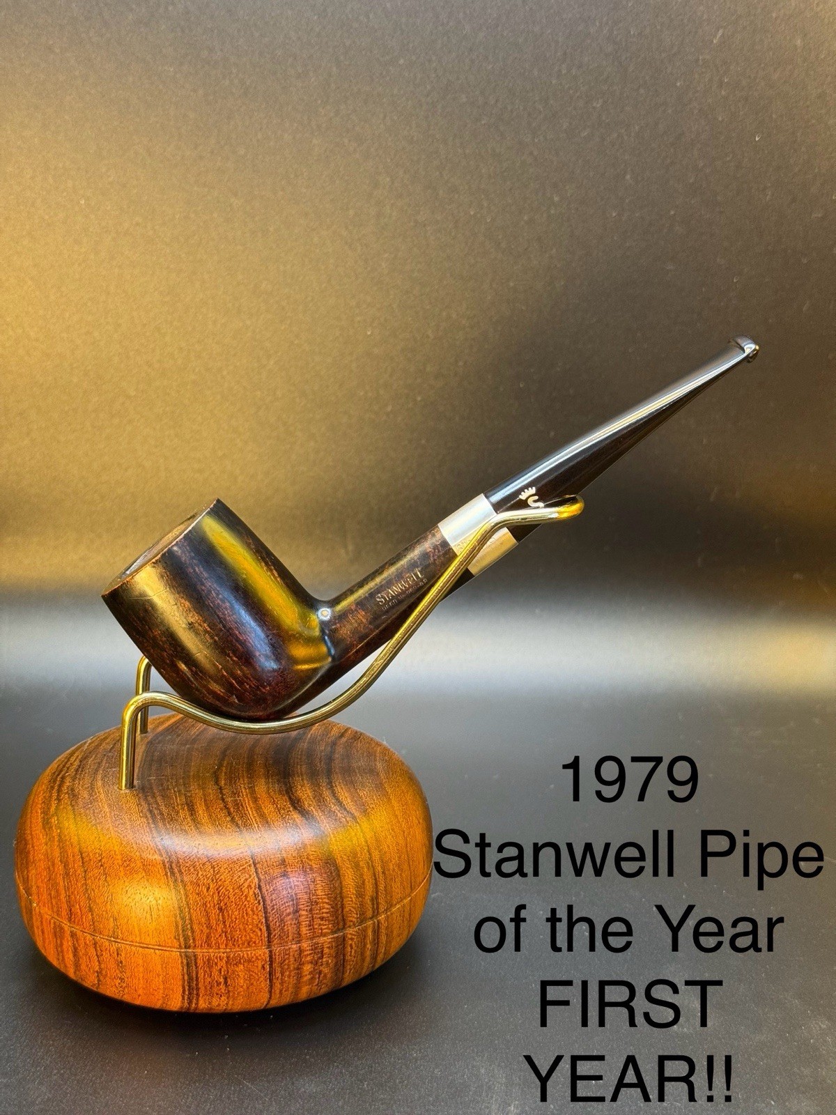 Vintage 1979 Stanwell Pipe Of The Year (FIRST YEAR) Tobacco Pipe