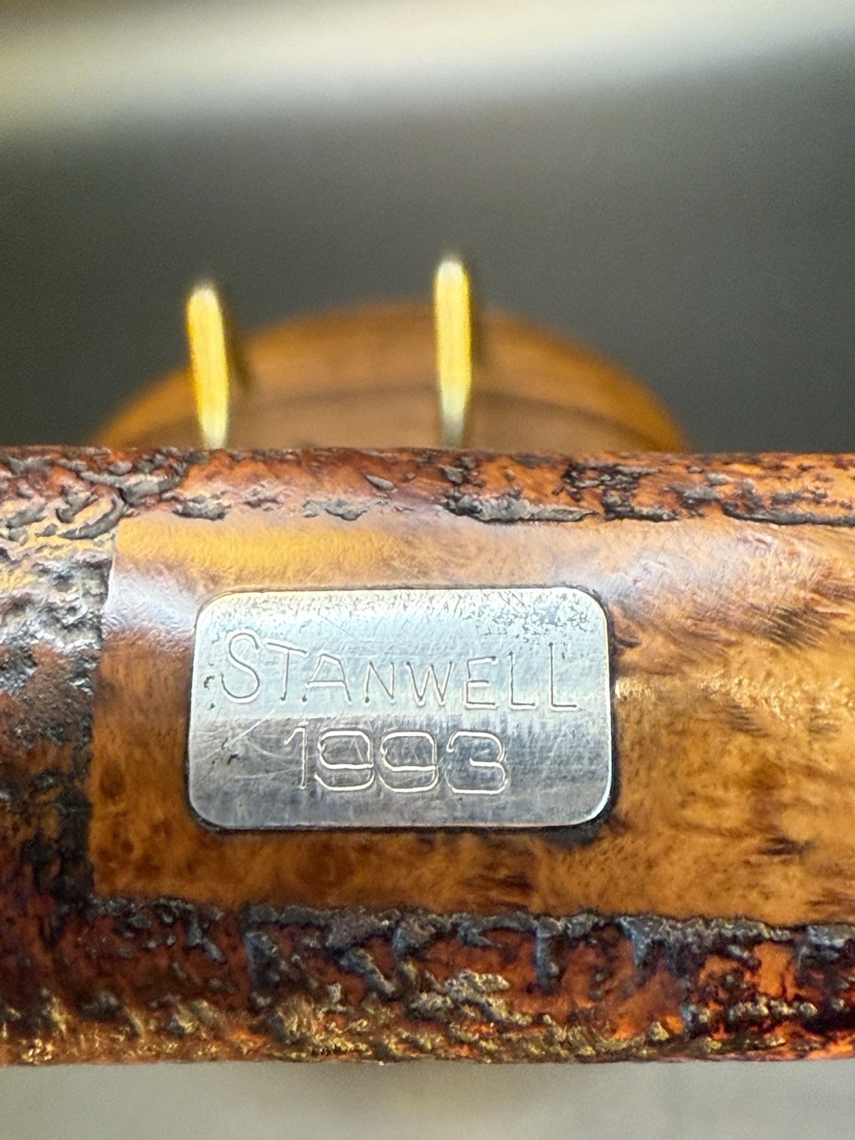 Vintage 1993 Stanwell Pipe Of The Year Sixten Ivarsson Design Tobacco Pipe - Image 6