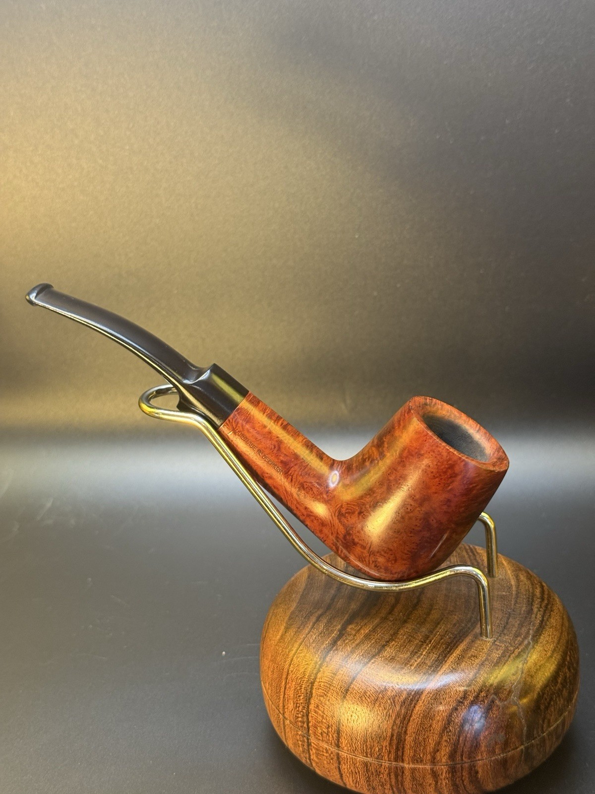 Vintage Georg Jensen Bent Billiard Tobacco Pipe - Image 3