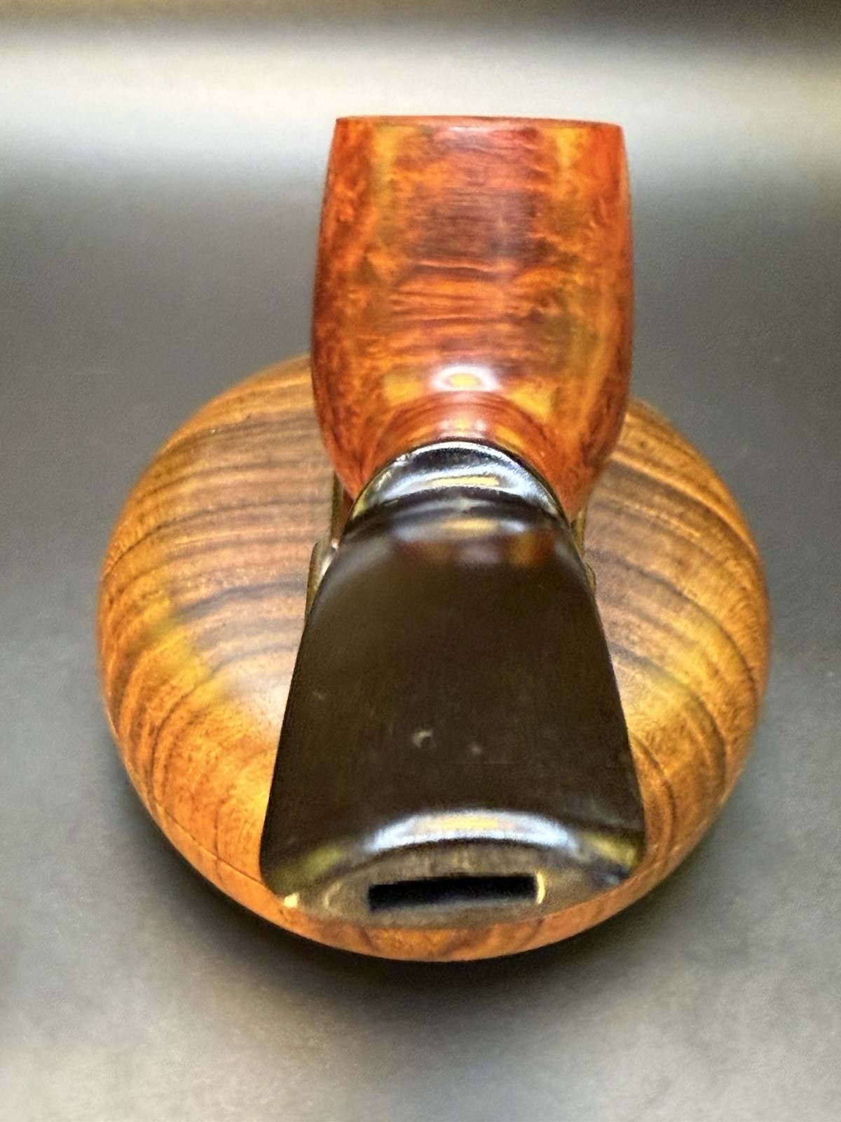 Vintage Georg Jensen Bent Billiard Tobacco Pipe - Image 4