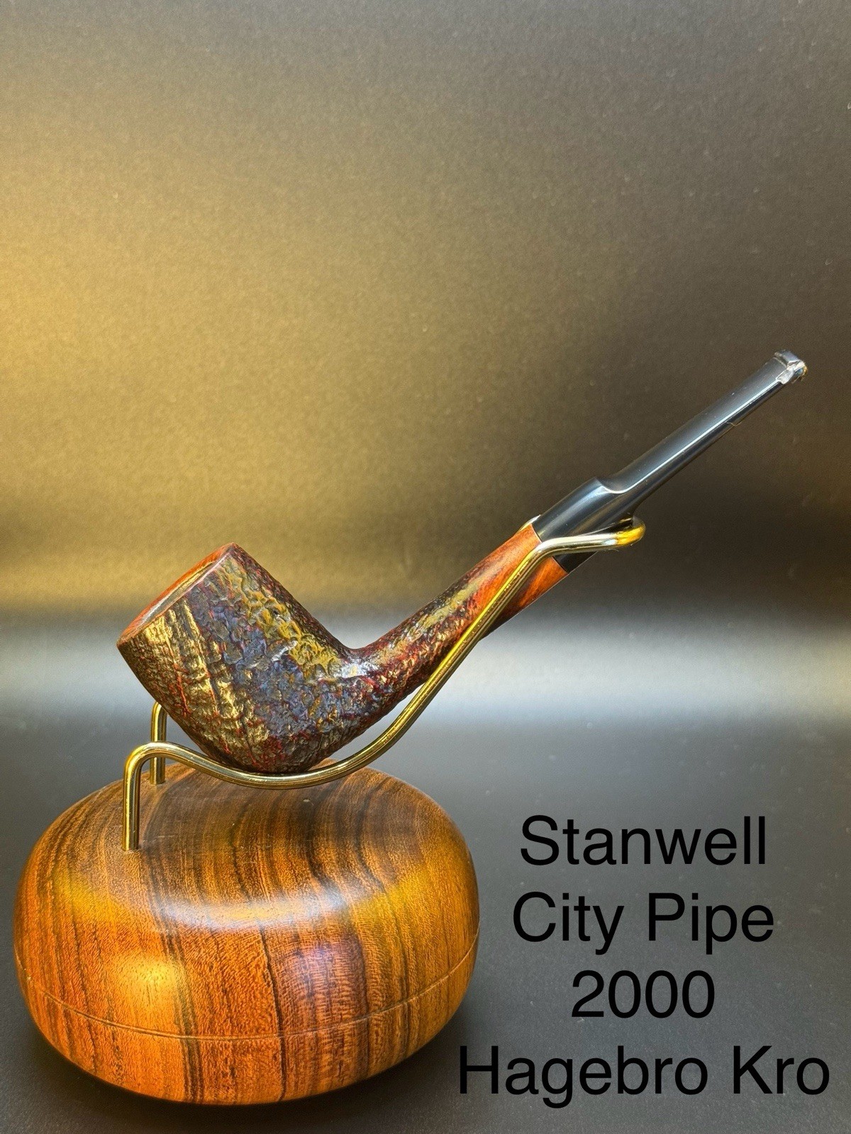 Vintage Stanwell City Pipe 2000 Hagebro Kro Tobacco Pipe