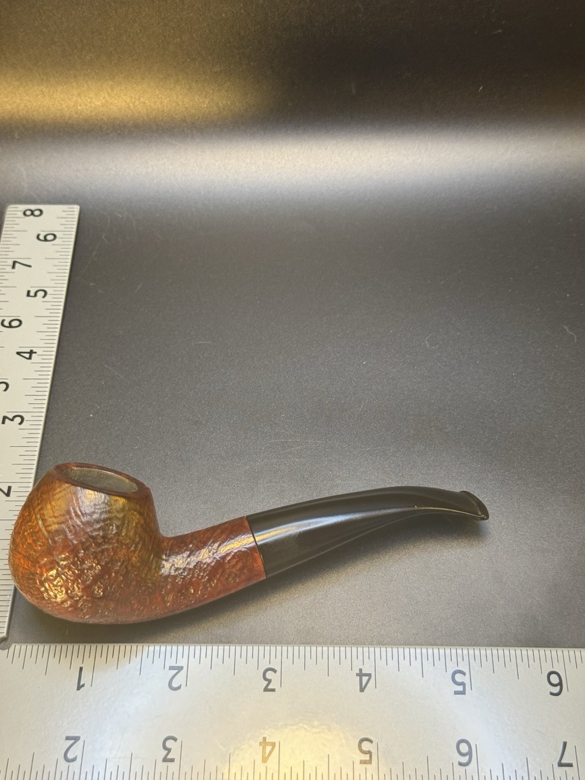 Vintage Pipe Dan Blasted Author Tobacco Pipe- Professionally Restored - Image 5