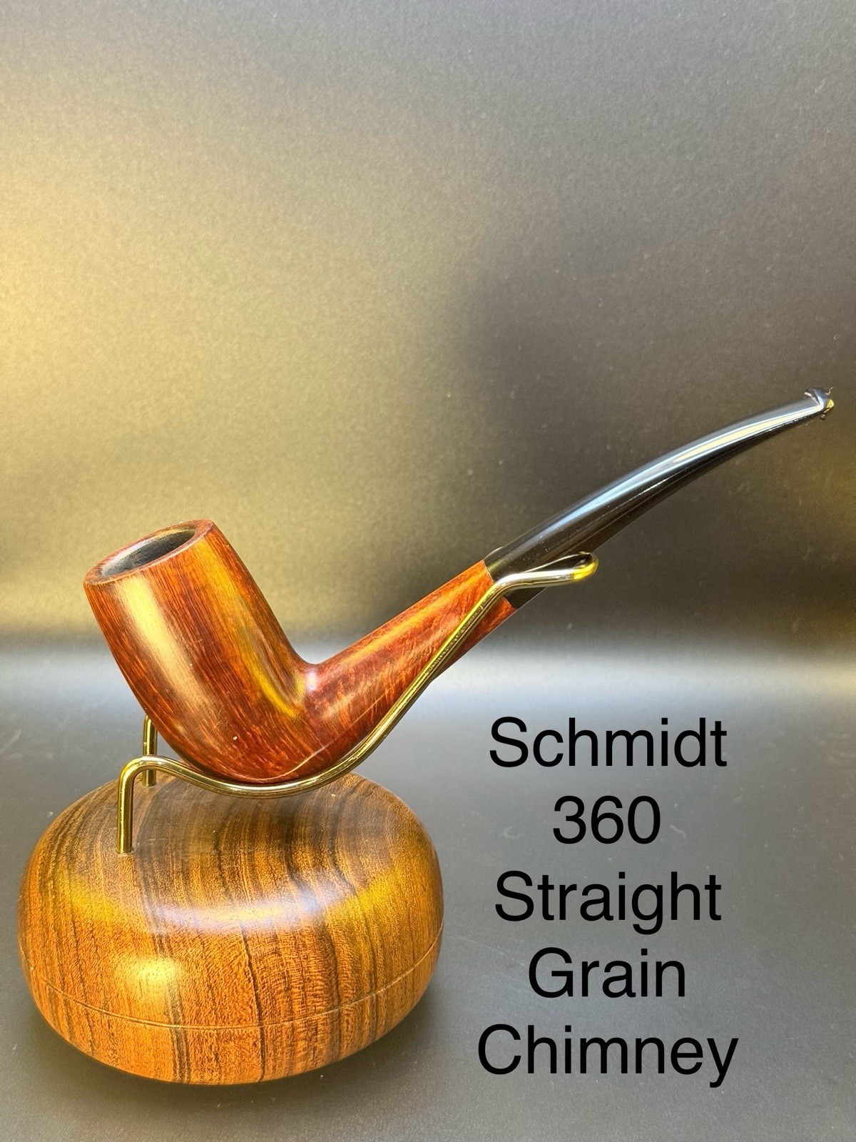 Vintage Schmidt 360 Straight Grain Tobacco Pipe