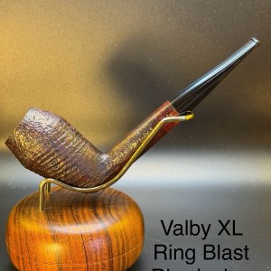 Vintage Valby XL Ring Blast Rhodesian Chimney Tobacco Pipe