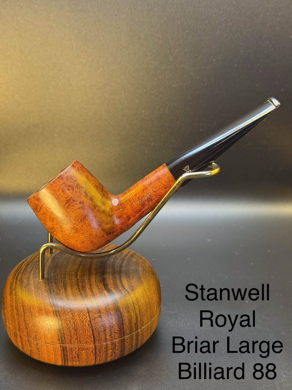 Vintage Stanwell Royal Briar Large Billiard 88 Tobacco Pipe