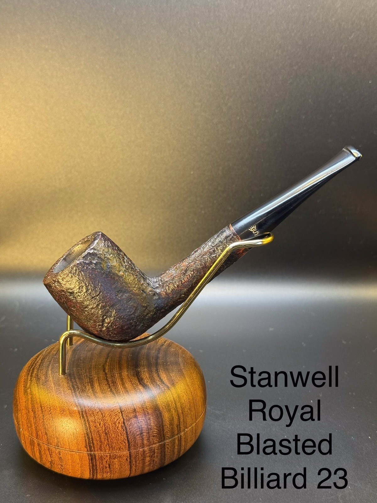 Vintage Stanwell Royal Blasted Billiard 23 Tobacco Pipe