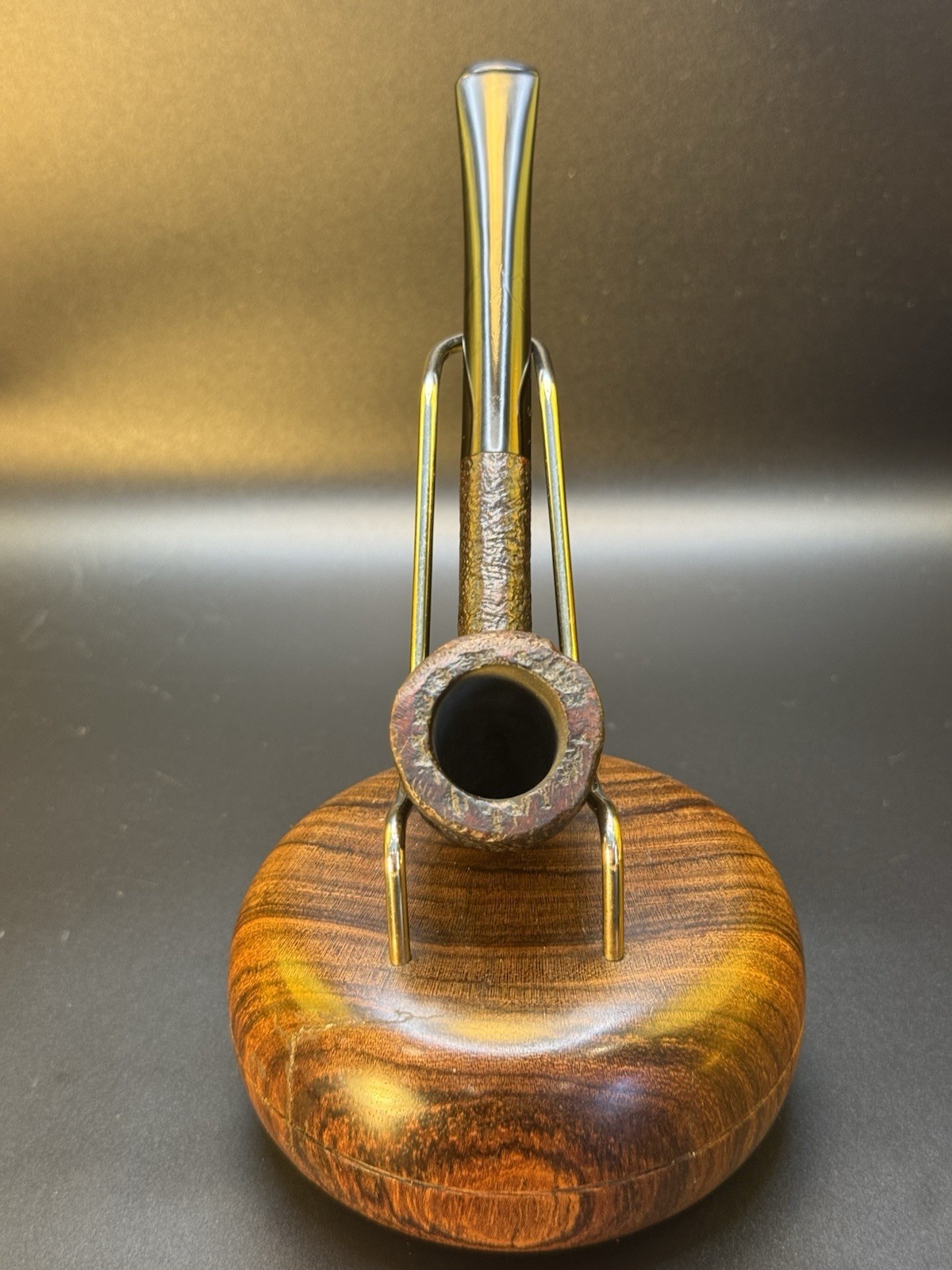 Vintage Stanwell De Luxe 869 Blasted Billiard Tobacco Pipe - Image 2