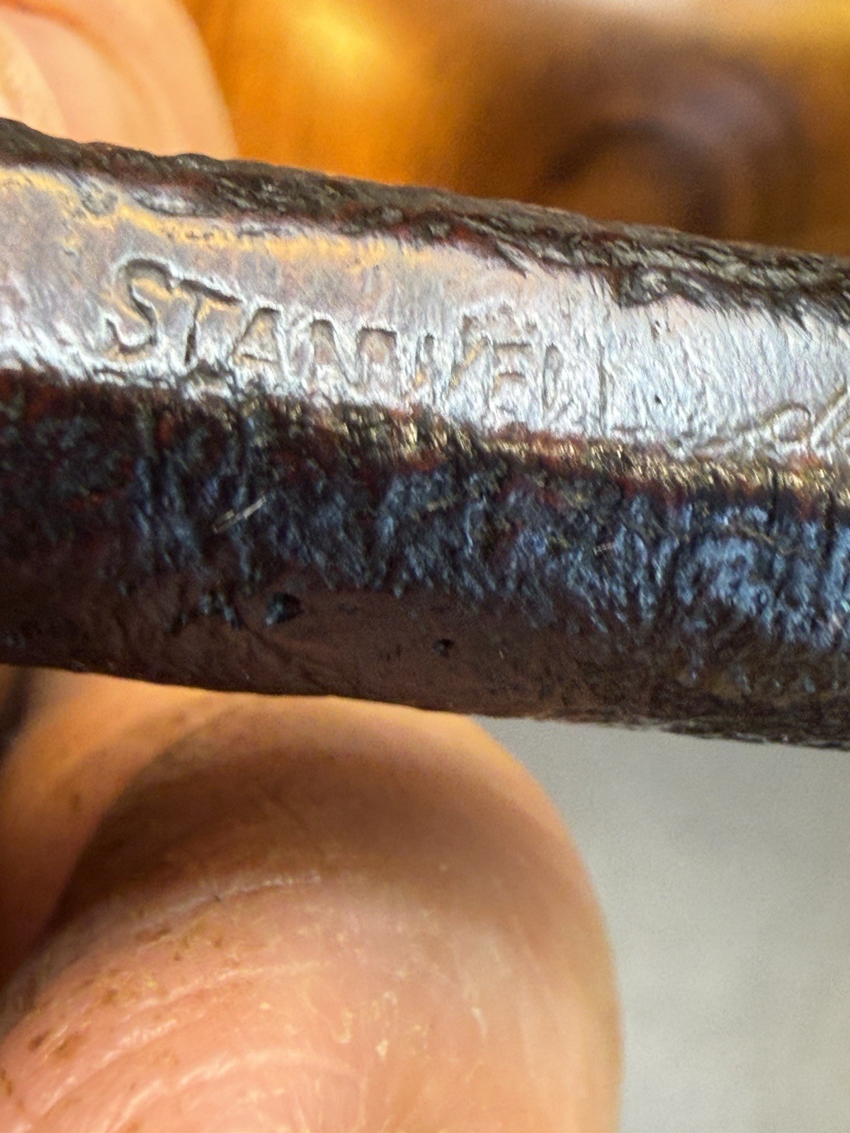 Vintage Stanwell De Luxe 869 Blasted Billiard Tobacco Pipe - Image 6