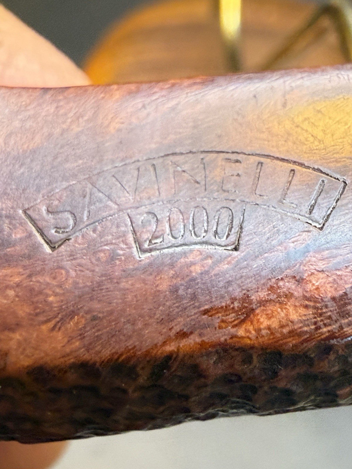 Vintage 2000 Savinelli Faceted Panel Pipe Tobacco Pipe - Image 6