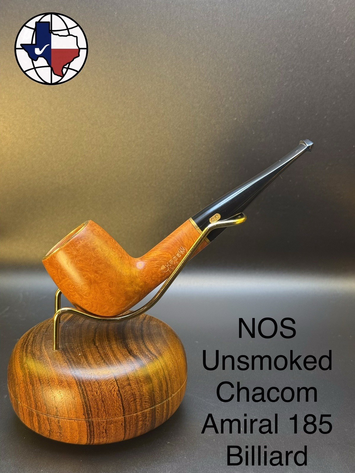 NOS Unsmoked Chacom Amiral 185 Billiard Tobacco Pipe