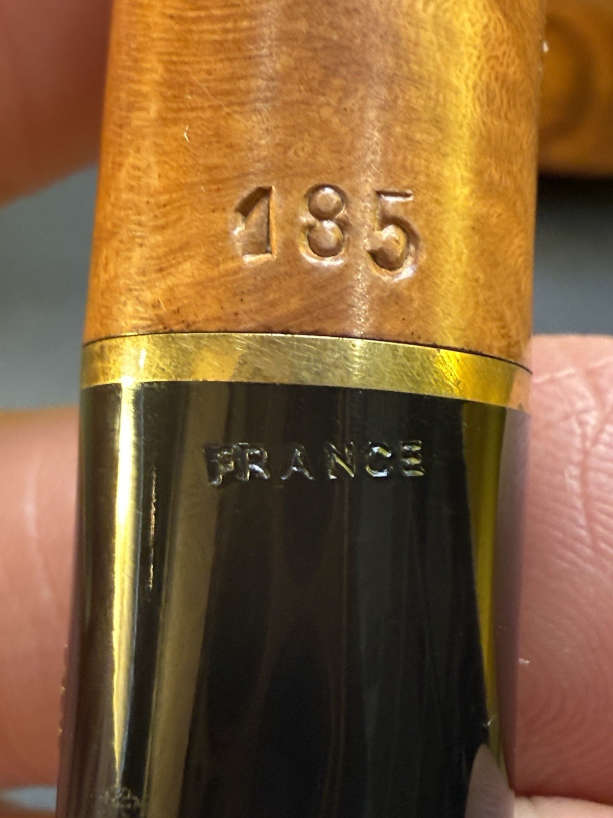 NOS Unsmoked Chacom Amiral 185 Billiard Tobacco Pipe - Image 7