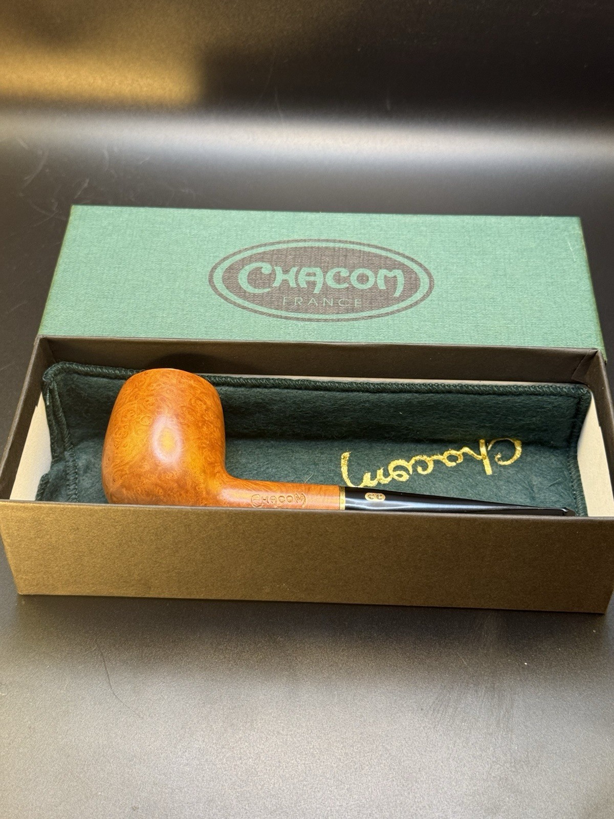 NOS Unsmoked Chacom Amiral 185 Billiard Tobacco Pipe - Image 8