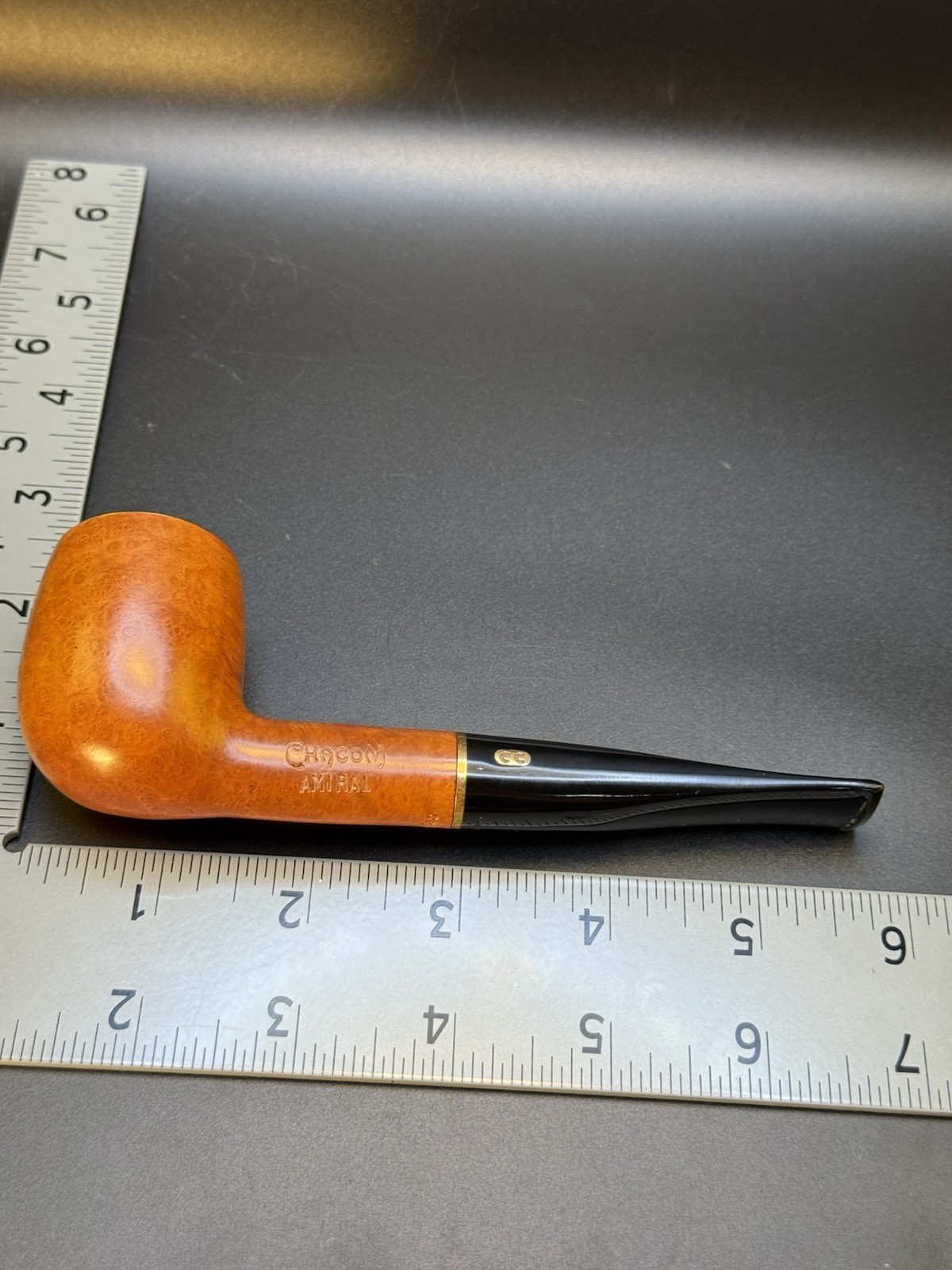 NOS Unsmoked Chacom Amiral 185 Billiard #2 Tobacco Pipe - Image 5