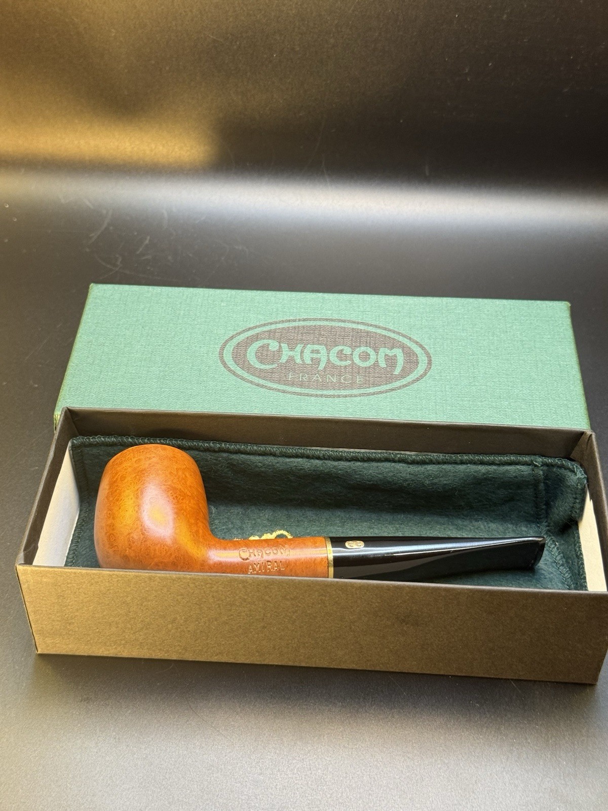 NOS Unsmoked Chacom Amiral 185 Billiard #2 Tobacco Pipe - Image 9